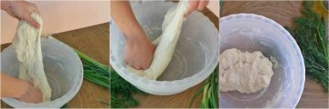 Phyllo dough kneading