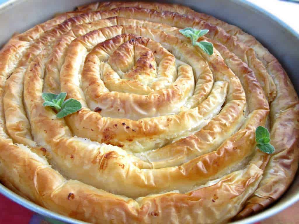 Greek Snail Shaped Cheese Pie Recipe With Feta, Yogurt And Béchamel ...