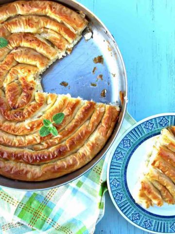 Snail-Shaped-Cheese-Pie