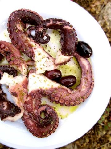 Marinated Octopus In Vinegar