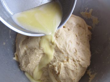 Adding Butter To The Dough