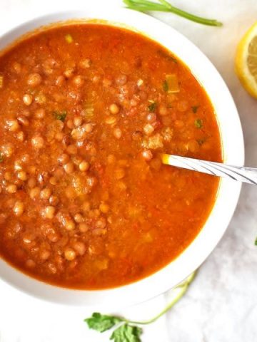 Lentil Tomato Soup Recipe
