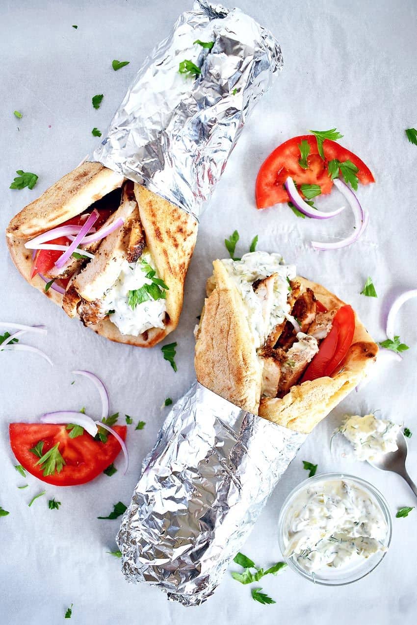 Chicken Gyros Recipe With Tzatziki Sauce Real Greek Recipes,Red Snapper Shot