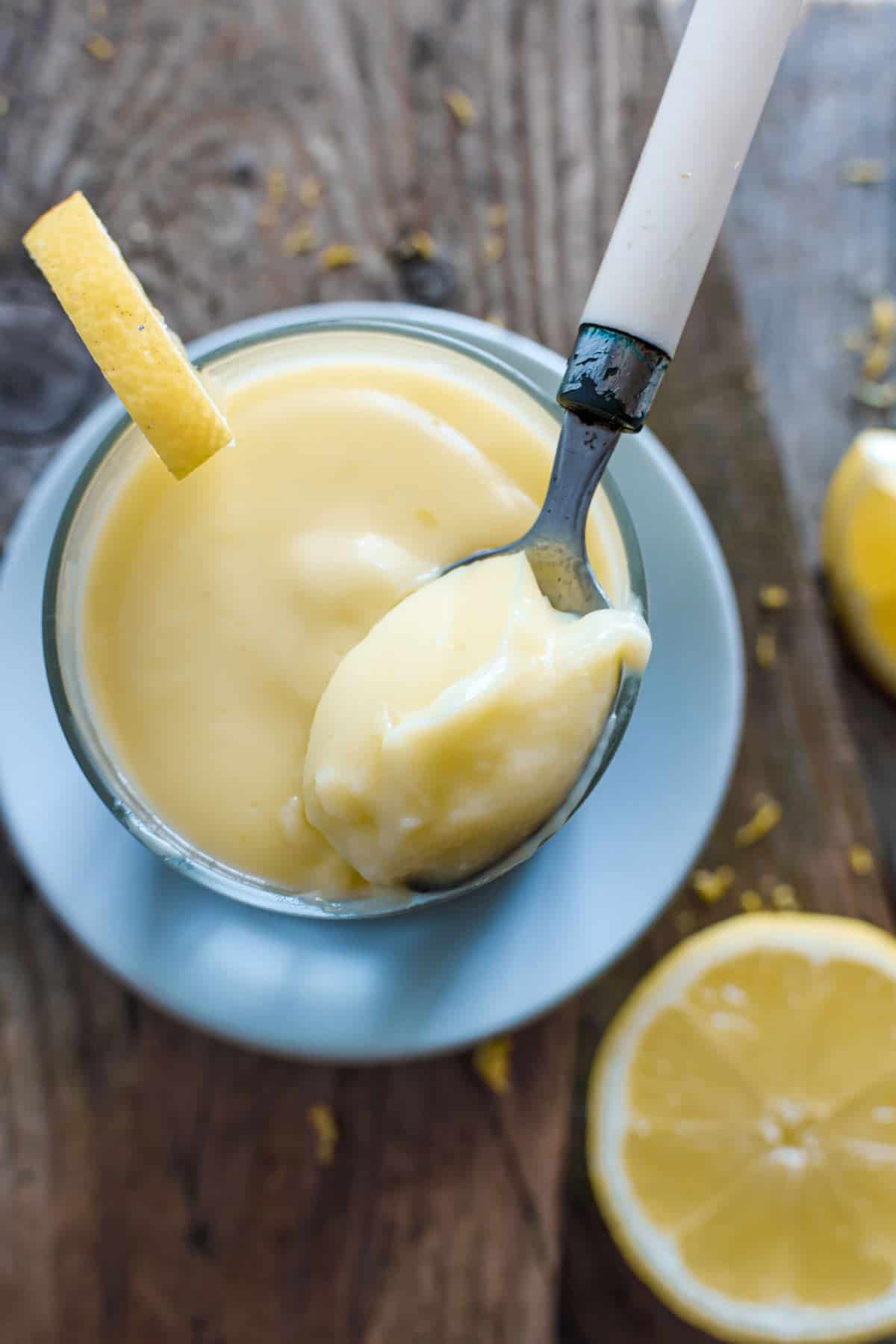 Lemon Curd With Milk