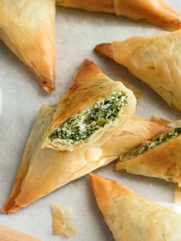 Greek-Spinach-And-Feta-Triangles-Recipe