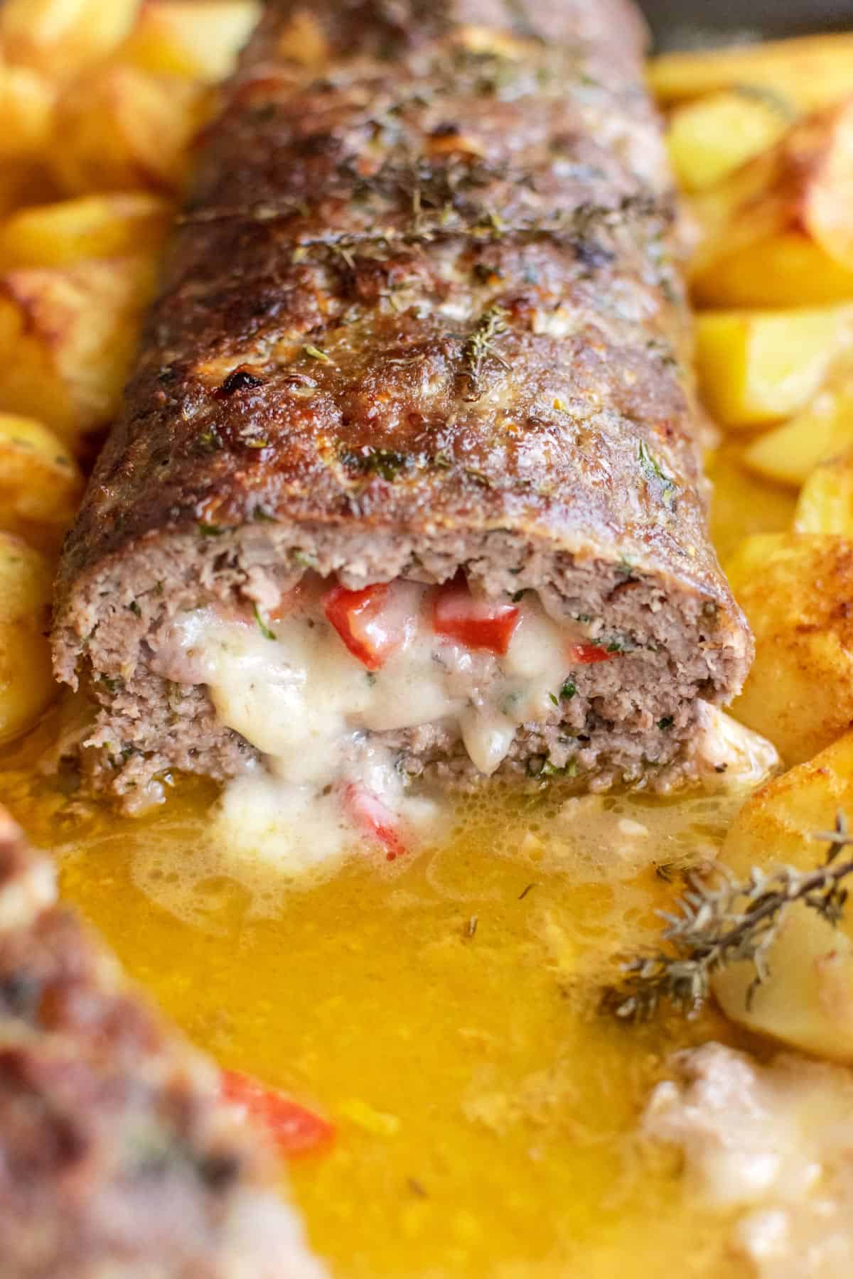 Meatloaf With Cheese Inside