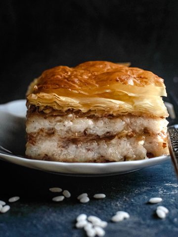 Greek-Rice-Pudding-Pie-With-Filo