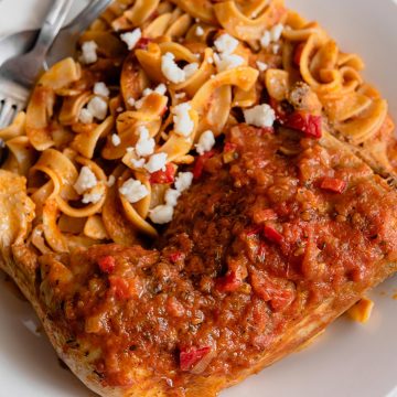 Chicken-Legs-In-Tomato-Sauce-With-Pasta-Recipe