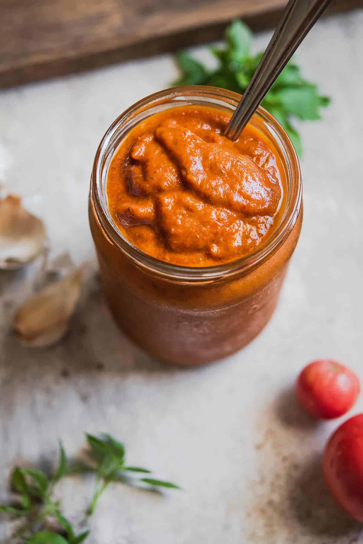 Tomato Sauce From Roasted Tomatoes